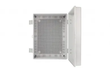 Pulsar AWB403020 ABS Enclosure 400x300x200, waterproof with plastic hinges closing and base board