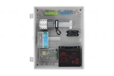 Pulsar AWB504020 ABS Enclosure 500x400x200, waterproof with plastic hinges closing and base board