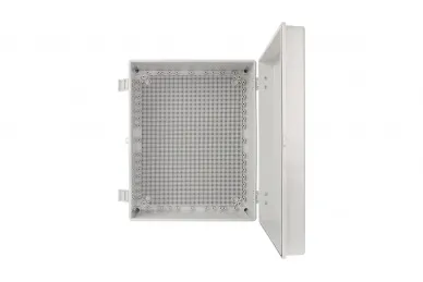 Pulsar AWB504020 ABS Enclosure 500x400x200, waterproof with plastic hinges closing and base board
