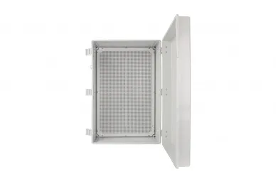 Pulsar AWB604022 ABS Enclosure 600x400x220, waterproof with plastic hinges closing and base board