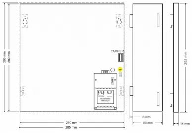 Pulsar AWO150 Dimensions: