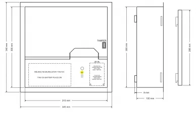 Pulsar AWO500PU Dimensions: 