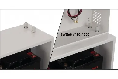 Pulsar AWO817 Wall-mounted enclosure for 2x 65Ah batteries