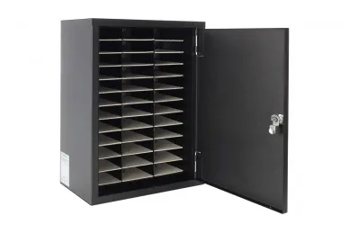 Pulsar AWOS36-B Deposit cabinet for 36 mobile phones with numbered compartments, black