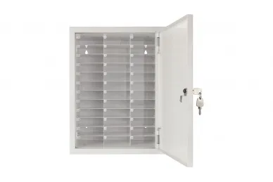 Pulsar AWOS36-W Deposit cabinet for 36 mobile phones with numbered compartments, white