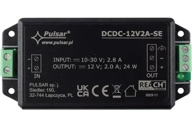 Pulsar DCDC-12V2A-SE DC/DC 2A step up / step down DC/DC converter