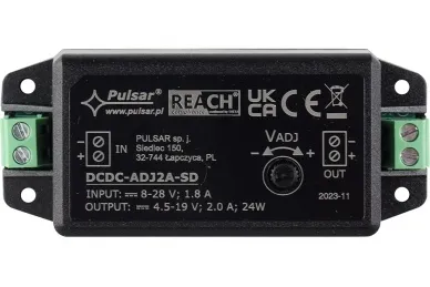 Pulsar DCDC-ADJ2A-SD DC/DC 2A step down DC/DC converter with adjustable output voltage