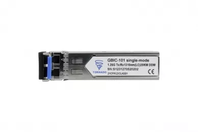 Pulsar GBIC-101 Modul SFP GBIC-101, single-mode, 1,25G, Tx/Rx:1310, LC, 20KM, DDM (TORNADO)