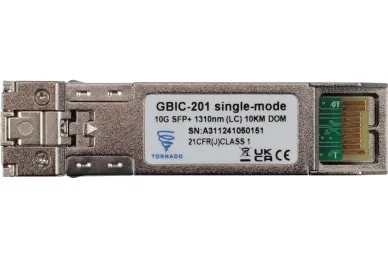 Pulsar GBIC-201 SFP  GBIC-201 module, single-mode 10G 1310nm (LC) 10KM DOM (TORNADO)