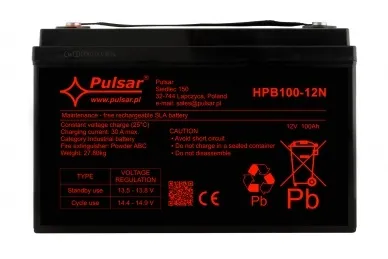 Pulsar HPB100-12N 100Ah/12V HPB battery