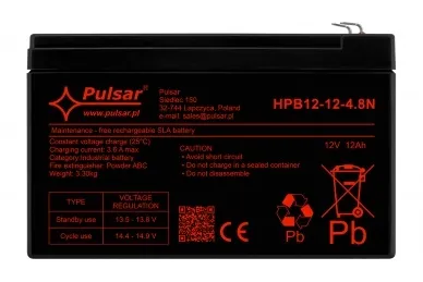 Pulsar HPB12-12-4,8N 12Ah/12V HPB battery