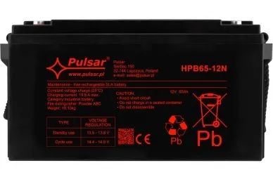 Pulsar HPB65-12N 65Ah/12V HPB battery
