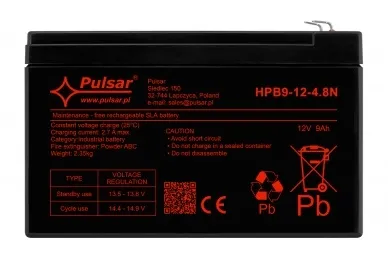 Pulsar HPB9-12-4,8N 9Ah/12V HPB battery