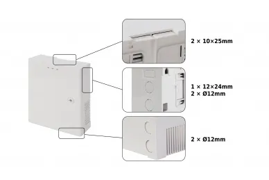 Pulsar PCSB-12V2A-B PCSB 13,8V/2A/7Ah battery backup switch mode power supply unit with technical outputs