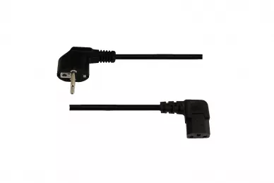 Pulsar PSD13 Cable 230VAC 3×0.75mm2, 1,8m, CEE 7/7 (EF), IEC C13 angled plug