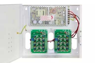 Pulsar PSDC16128 alimentazione 12V 8A (fusibili 16x0,5A)