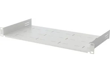 Pulsar RAPD-1U235-G 1U depth shelf with foldable side support for RACK 19’’ cabinets, 445×235, grey