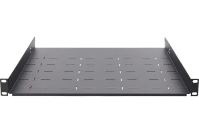 Pulsar RAPD-1U460-B Półka doczołowa 1U z podporą tylną, do szaf RACK 19’’ 445x460, czarna