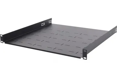 Pulsar RAPD-1U460-B Półka doczołowa 1U z podporą tylną, do szaf RACK 19’’ 445x460, czarna