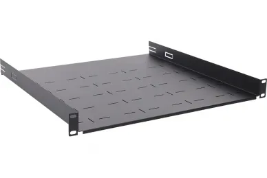 Pulsar RAPD-1U460-B Półka doczołowa 1U z podporą tylną, do szaf RACK 19’’ 445x460, czarna