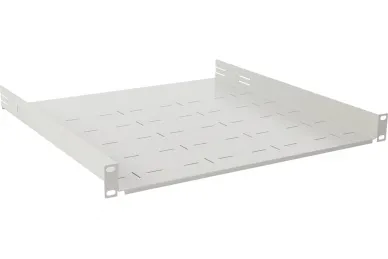 Pulsar RAPD-1U460-G 1U depth shelf with foldable side support for RACK 19’’ cabinets, 445×460, grey