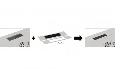 Pulsar RAPS-G Przepust szczotkowy do szaf RACK typu RWA-G/RW-G/RWDA-G