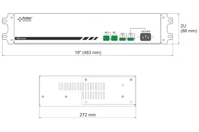 Pulsar RSG2-12V20A RSG2 13,8V/20A switch mode power supply with battery backup in RACK 19