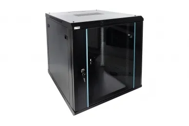 Pulsar RWA1266-B 12U / 19” RACK cabinet, wall mounted, ready to assemble, black, 600x600