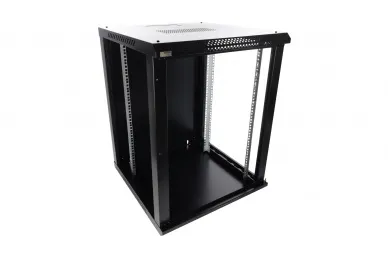 Pulsar RWA1566-B 15U / 19” RACK cabinet, wall mounted, ready to assemble, black, 600x600