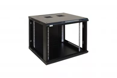 Pulsar RWA966 12U 19'' Fixed Wallmount Cabinet glass front door D: 600mm black to assemble
