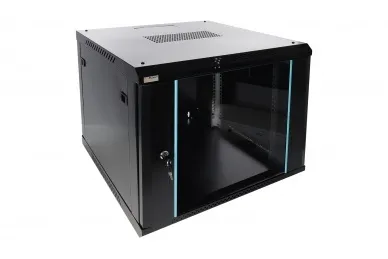 Pulsar RWA966-B 9U / 19” RACK cabinet, wall mounted, ready to assemble, black, 600x600