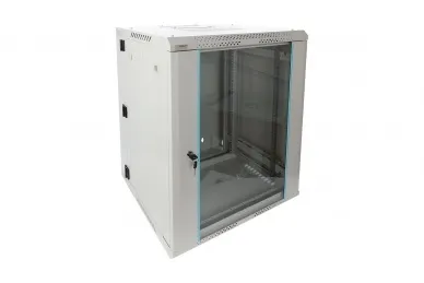 Pulsar RWDA1565-G 15U / 19” RACK cabinet, double section, wall mounted, ready to assemble, grey, 600x550