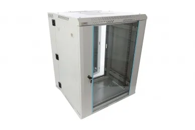 Pulsar RWDA1565-G Szafa RACK 15U / 19” wisząca do złożenia podwójna 600x550 szara