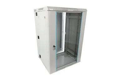 Pulsar RWDA1865-G 18U / 19” RACK cabinet, double section, wall mounted, ready to assemble, grey, 600x550