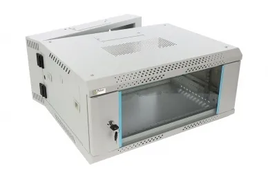 Pulsar RWDA465-G 4U / 19” RACK cabinet, double section, wall mounted, ready to assemble, grey, 600x550