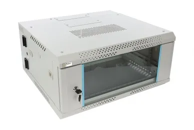 Pulsar RWDA465-G Szafa RACK 4U / 19” wisząca do złożenia podwójna 600x550 szara