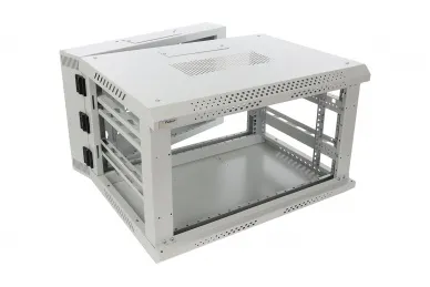 Pulsar RWDA665-G 6U / 19” RACK cabinet, double section, wall mounted, ready to assemble, grey, 600x550