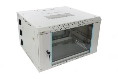 Pulsar RWDA665-G Szafa RACK 6U / 19” wisząca do złożenia podwójna 600x550 szara