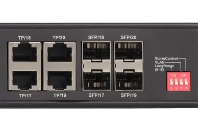Pulsar SFG120-BT SFG120-BT 20-port PoE switch for 16 IP cameras