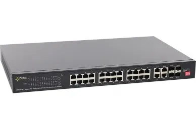 Pulsar SFG128WP-BT SFG128WP-BT 28-port PoE switch without power supply for 24 IP cameras