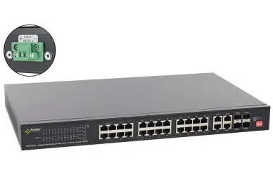 Pulsar SFG128WP-BT SFG128WP-BT 28-port PoE switch without power supply for 24 IP cameras