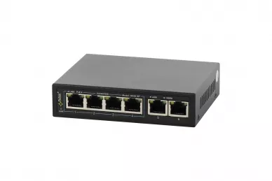 Pulsar SG64WP-BT Switch PoE 6-portowy SG64WP-BT bez zasilacza do 4 kamer IP