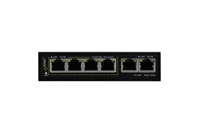 Pulsar SG64WP Switch PoE 6-portowy SG64WP bez zasilacza do 4 kamer IP