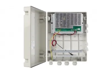 Pulsar SWBH-120 Power supply system for PoE switches with batterybackup, 52VDC/2x12Ah/120W, ABS enclosure IP44