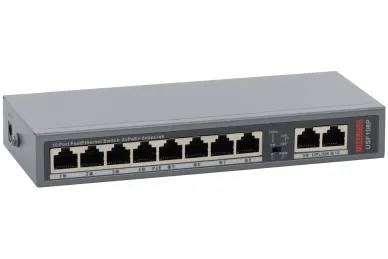 Pulsar USF108P Ultralink FastEthernet Switch, 8xPoE , 2xUpLink