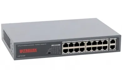 Pulsar USF1816P Ultralink FastEthernet Switch, 16xPoE , 2xUpLink