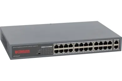 Pulsar USF2624P Ultralink FastEthernet Switch, 24xPoE , 2xUpLink