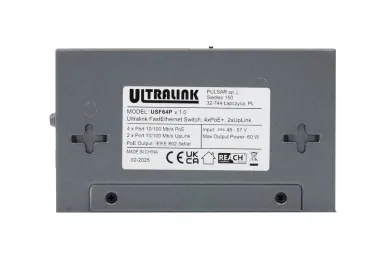 Pulsar USF64P Ultralink FastEthernet Switch, 4xPoE , 2xUpLink