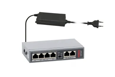 Pulsar USF64P Ultralink FastEthernet Switch, 4xPoE , 2xUpLink