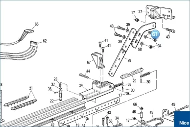 Ramię ciągnące wygięte SPIDER,SPIDO (PMD0151A.4610)